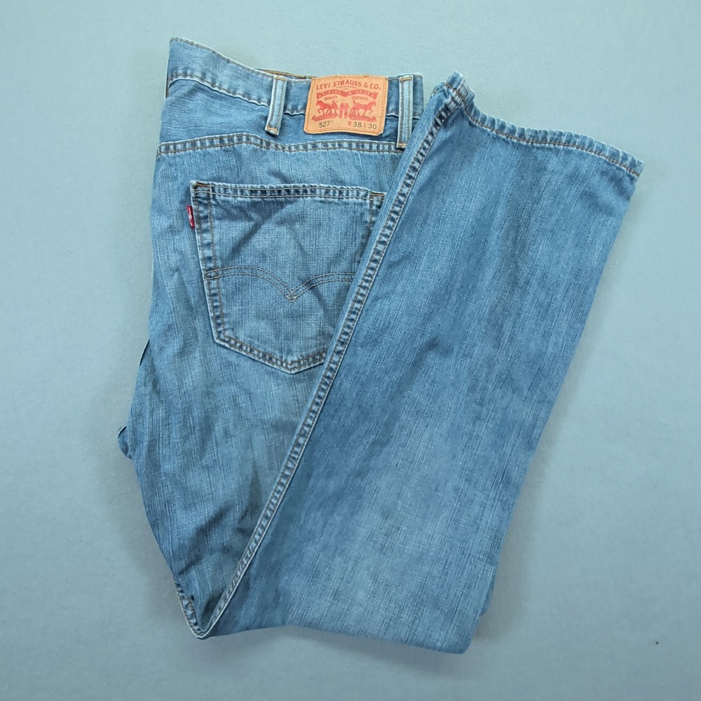 Levi's 527 Slim Bootcut Jeans Mens 38x30  Denim Western Rodeo